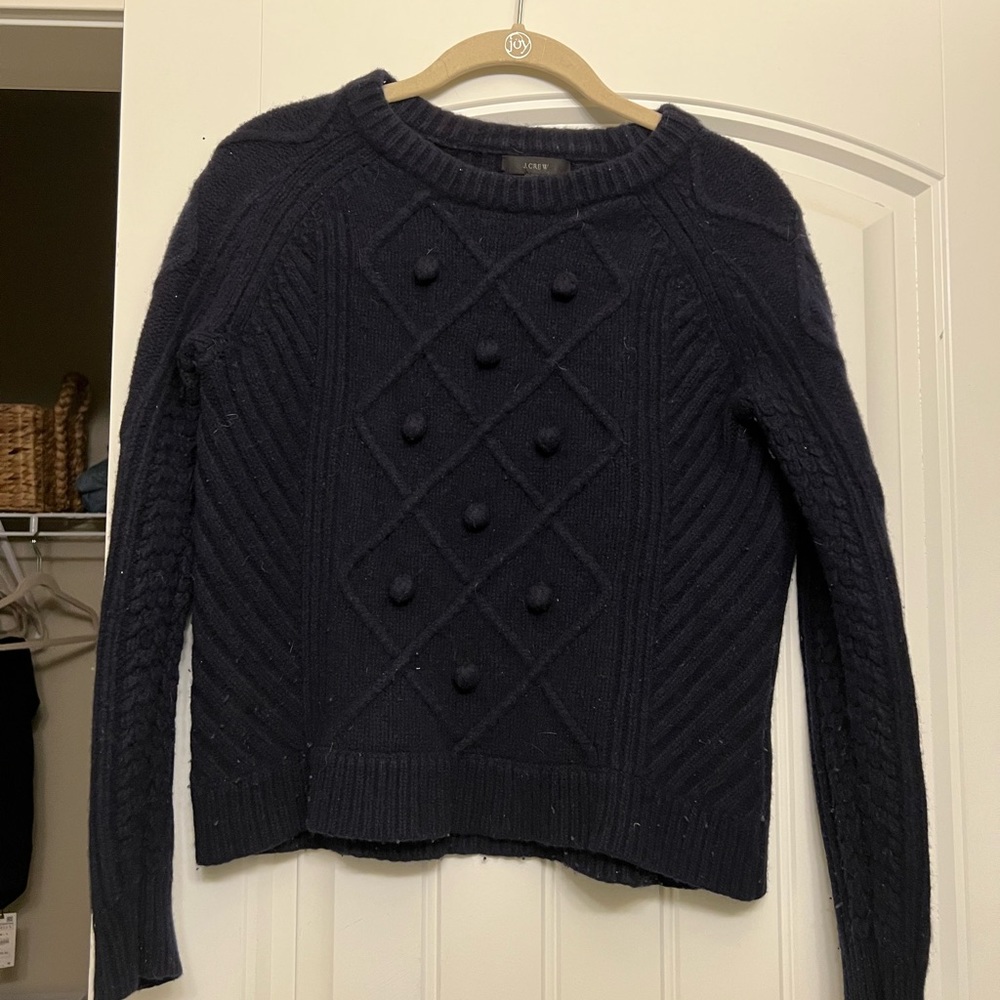 J.Crew Wool Navy Sweater